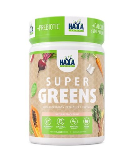 Haya Labs - Super Greens Apple - Superfood - Zöldségpor, alma