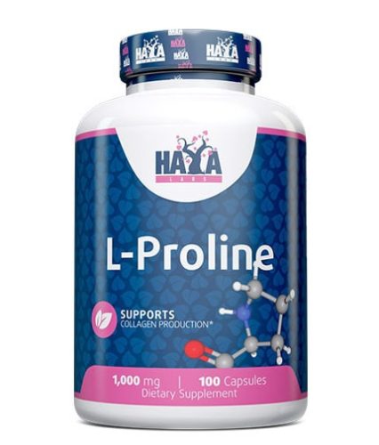 Haya Labs - L-Proline 1000mg / 100caps - Ízületvédő