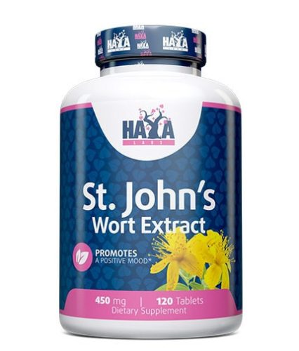 HAYA LABS - St. John's Wort 450 mg / 120 Tabs - Orbáncfű kivonat