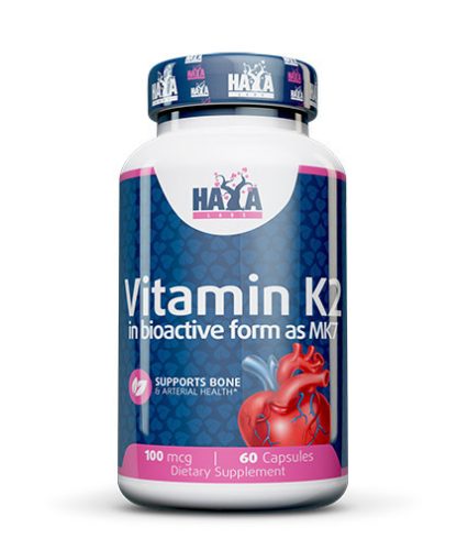 HAYA LABS - Vitamin K2-Mk7 100mcg / 60 kapszula