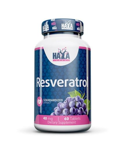 Haya Labs - Resveratrol 40mg. / 60 Tabs - Szív- és érrendszer