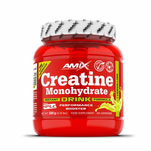 Amix Nutrition - Creatine monohydrate Powder Drink 360g Lemon-lime - Ízesített kreatin, Citrom-lime