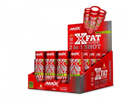 Amix Nutrition - XFat 2in1 SHOT / 20*60ml - Edzés előtti és anyagcserefokozó egyben