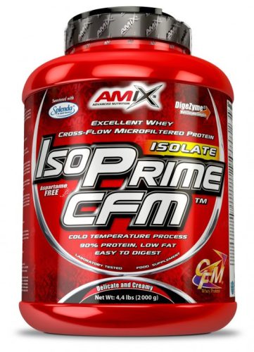 AMIX Nutrition - IsoPrime CFM Isolate 1000g/2000g - 2000, chocolate - Tejsavó Fehérje Izolátum, csoki