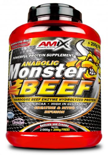 AMIX Nutrition - Anabolic Monster BEEF 90% Protein - 1000 g / 2200 g - 1000, Chocolate - Marhafehérje, csoki